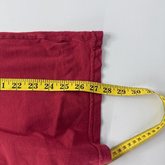 Buckle Shirt Womens Extra Large Red Graphic Cross Faded Made in USA Y2K Mallcore - Picture 7 of 9